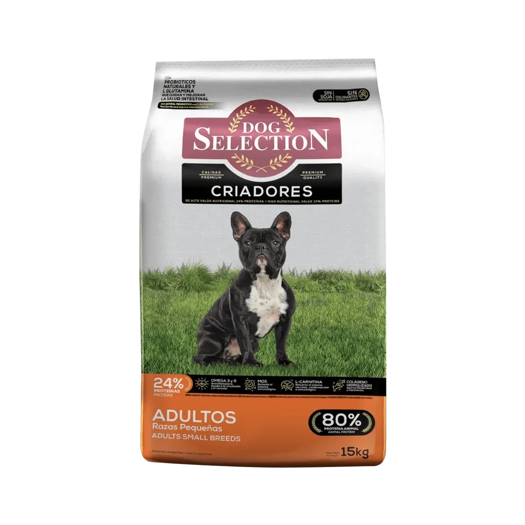 DOG SELECTION RAZAS PEQUEÑAS x15 KG