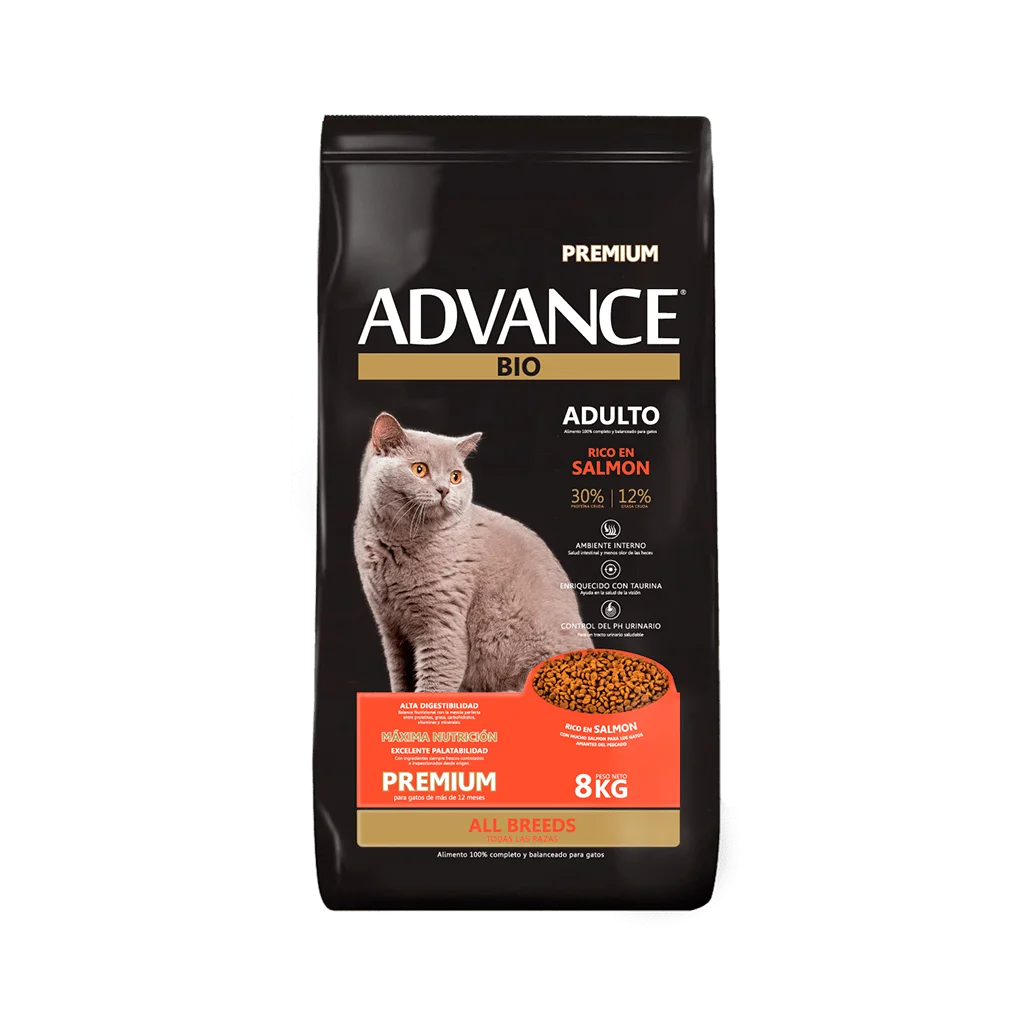 ADVANCE ADULTO GATO SALMON x8 KG
