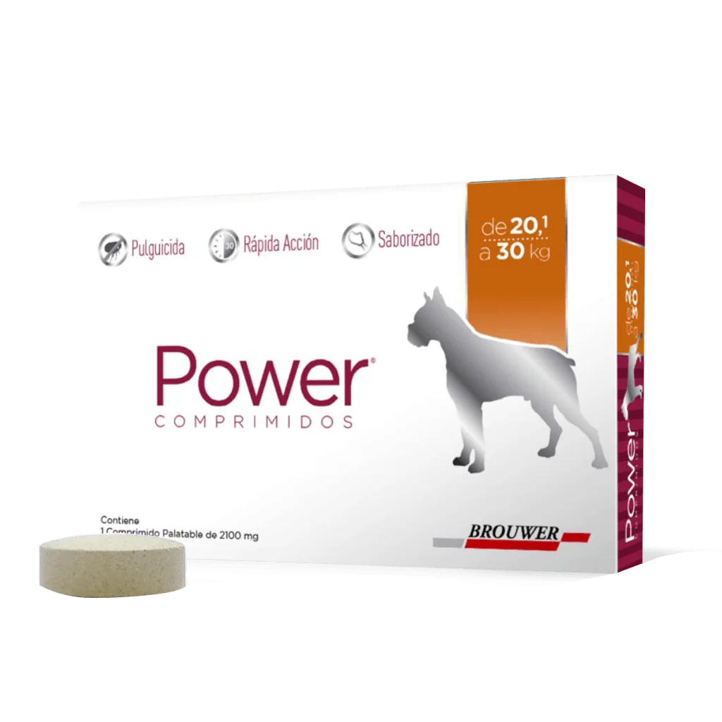 POWER COMPRIMIDOS PERRO 20 a 30