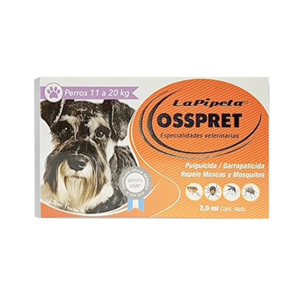 OSSPRET PIPETA PERRO 11-20 KG
