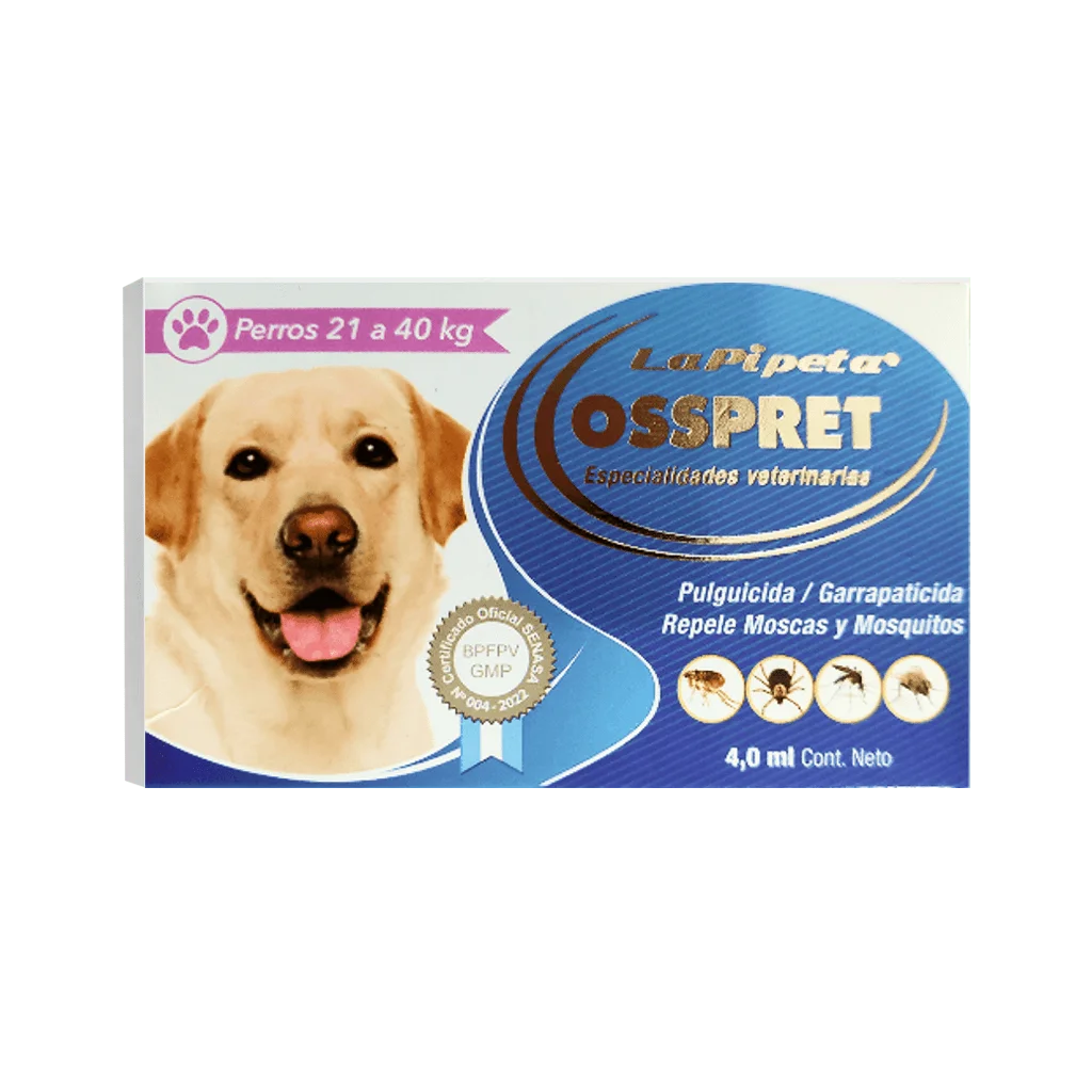 OSSPRET PIPETA PERRO 21-40 KG