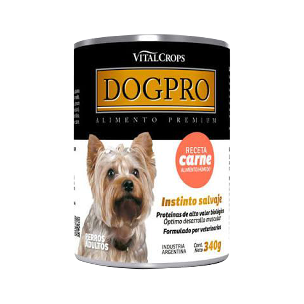 LATA DOGPRO SABOR CARNE 340gr
